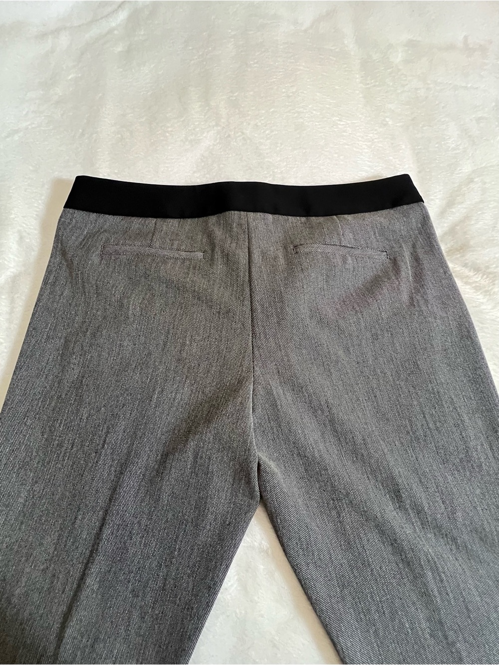 Express Women’s Gray Dress Pants with Black Waistband size 12R - Picture 9 of 9